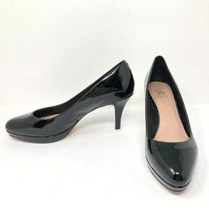 Vince Camuto Pump Patent Leather Heel Pointed Toe